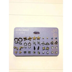 Claire's‎ Sensitive Solutions 20 Earrings New